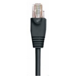 Cat. 6 netværkskabel, RJ45, UTP - uskærmet og med lige ledere, AWG24, svart, 1,5m