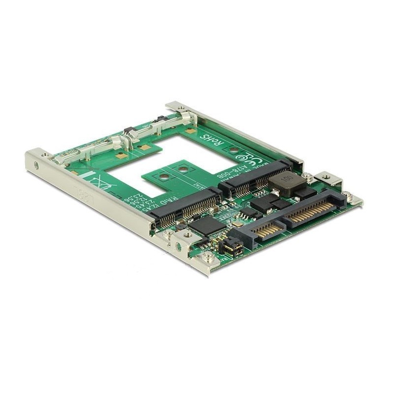2½" adapter til 2 x mSATA, RAID