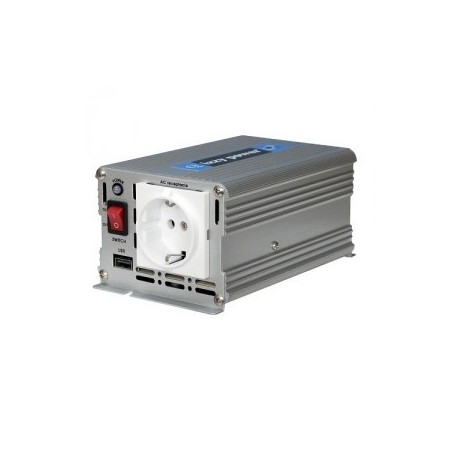 Från 12VDC till 230VAC 350Watt. Husvagn, bilväxelriktare