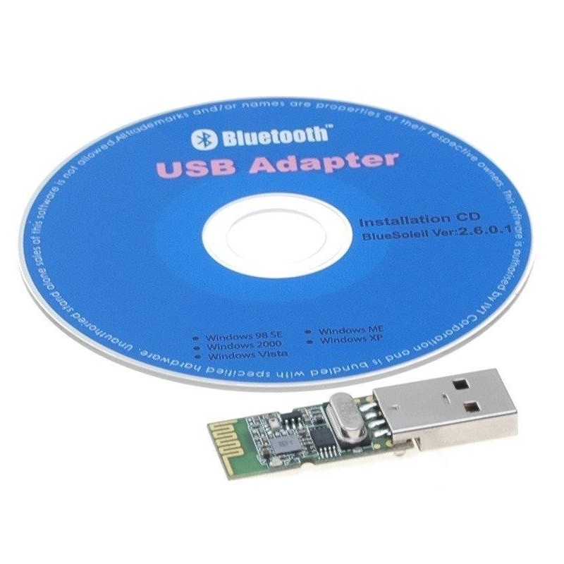 USB Bluetooth-adapter för installation dongle m. Bluetooth IVT BlueSoleil -Binär Teknik AB