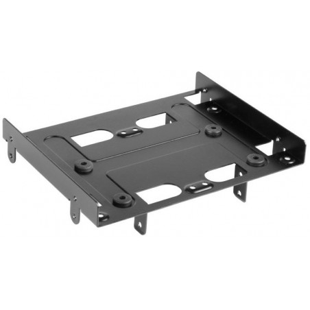 HDD monteringssæt 2,5/3,5 til 5,25 drev, svart