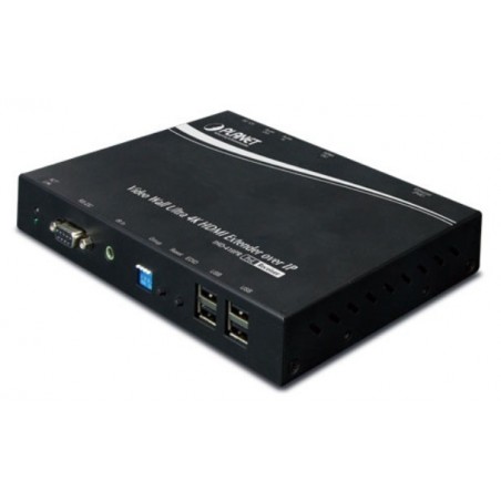 HDMI over LAN. Er med USB overførsel. Egnet til video-wall