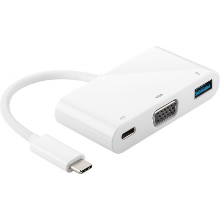 USB HUB, USB till VGA, USB, USB-C