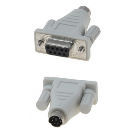 PS/2 6-stifts mini din hane till SUBD DB9 pol FEMALE