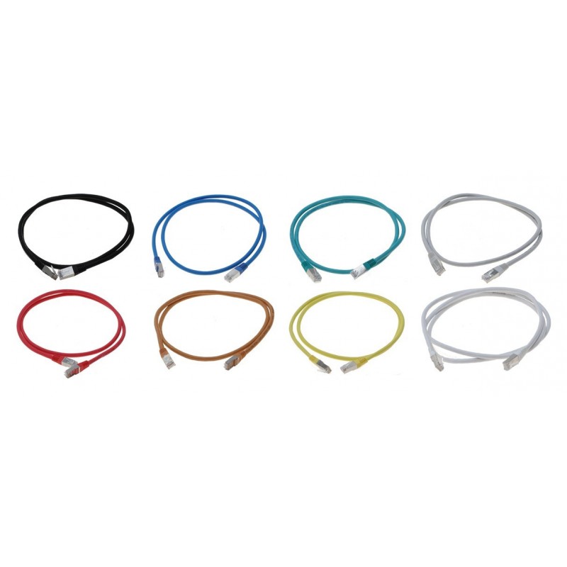 Cat. 6 netværkskabel, RJ45, STP, AWG28, hvid, 10m
