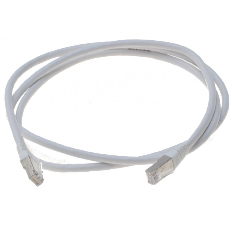 Cat. 6 netværkskabel, RJ45, STP, AWG28, hvid, 3,0m