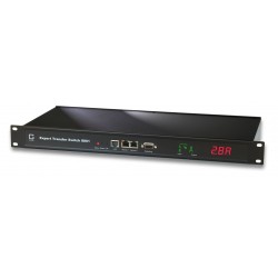Automatisk transfer switch (ATS), 6 x IEC C13, 1 x IEC C19, 3 x RJ45