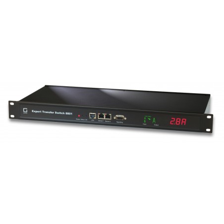 Automatisk transfer switch (ATS), 6 x IEC C13, 1 x IEC C19, 3 x RJ45
