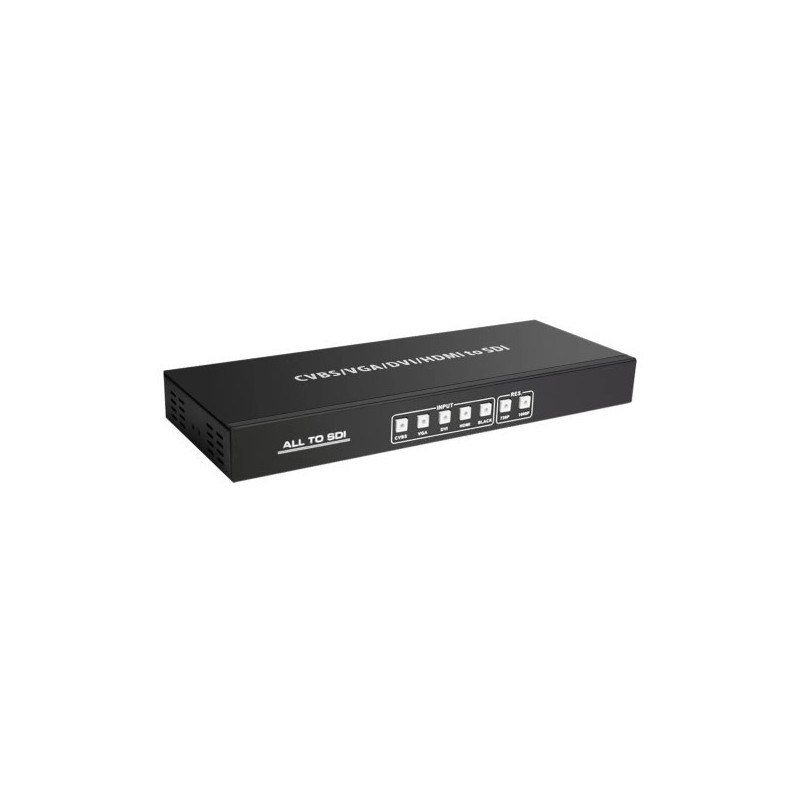 Konvertera från kompositvideo (BNC), VGA, DVI och HDMI till HD-SDI, 3G-SDI
