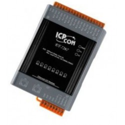 8 x Power relä COM N, O, 24VDC / 250VAC 5A, 2x RJ45 Ethernet Modbus