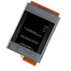 8 x Power relä COM N, O, 24VDC / 250VAC 5A, 2x RJ45 Ethernet Modbus