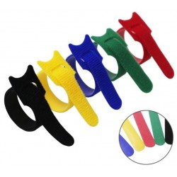 Kardborrband (Cable Tie) 13 x 155 mm, grön