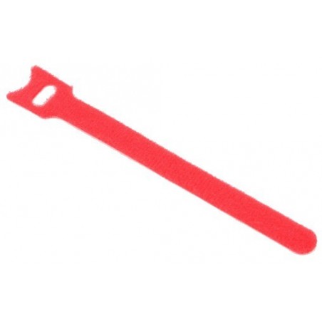 Kardborrband (Cable Tie) 13 x 155 mm, röd