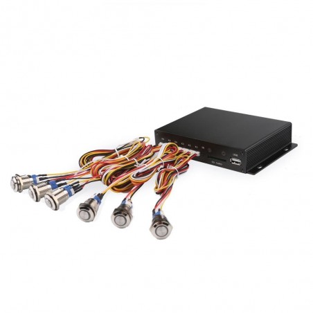 Media Player - Standalone Media Player för HDMI med tryckknappsaktivering