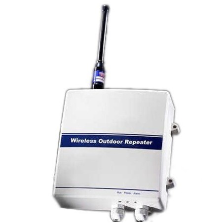 Trådlös 433MHz Extender för trådbundna larmsensorer