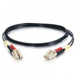 Stål tyg fiberkabel i multimode - 25 meter - 62,5 / 125my - Svart