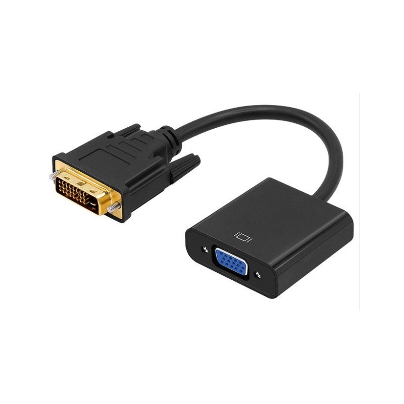 DVI till VGA-adapter med 0,25 m kabel - Binär Teknik AB