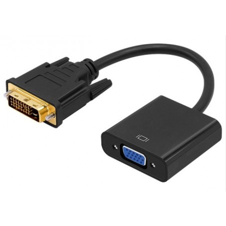 DVI till VGA-adapter med 0,25 m kabel - Binär Teknik AB