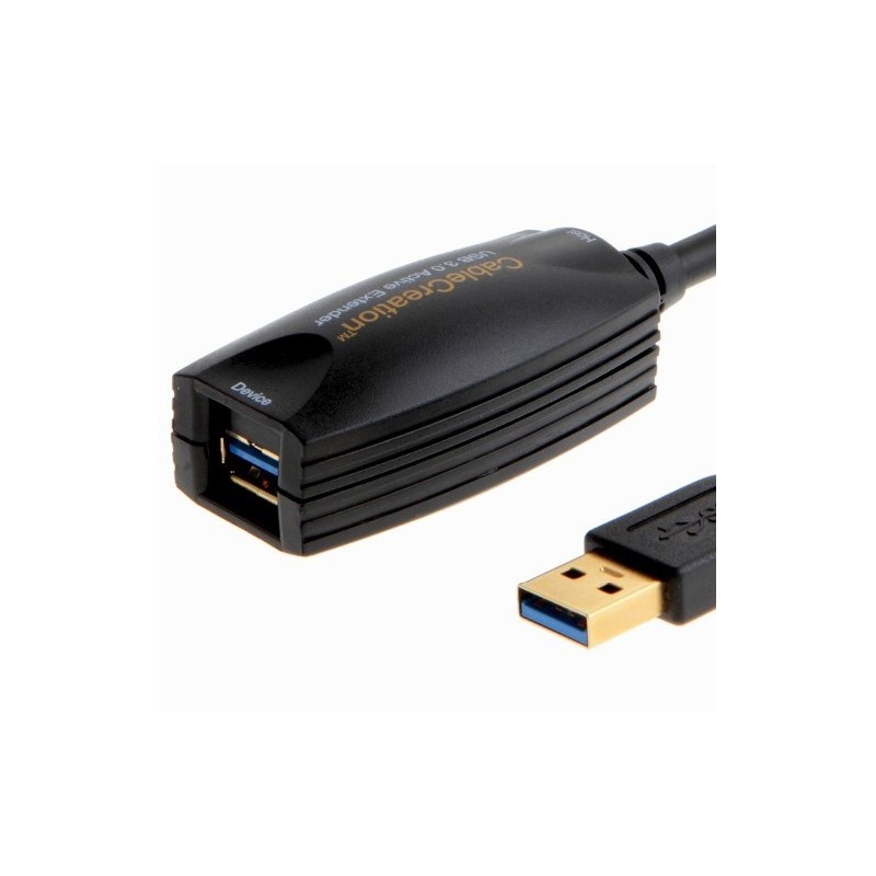 5m forlængerkabel (repeater) til USB3.0, USB A hane/hona-stik
