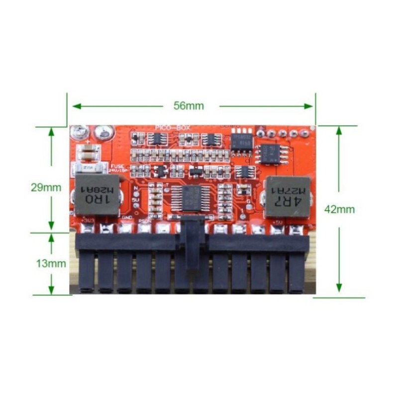200W ATX PSU P4-kontakt för 12V till PICO-kontakt