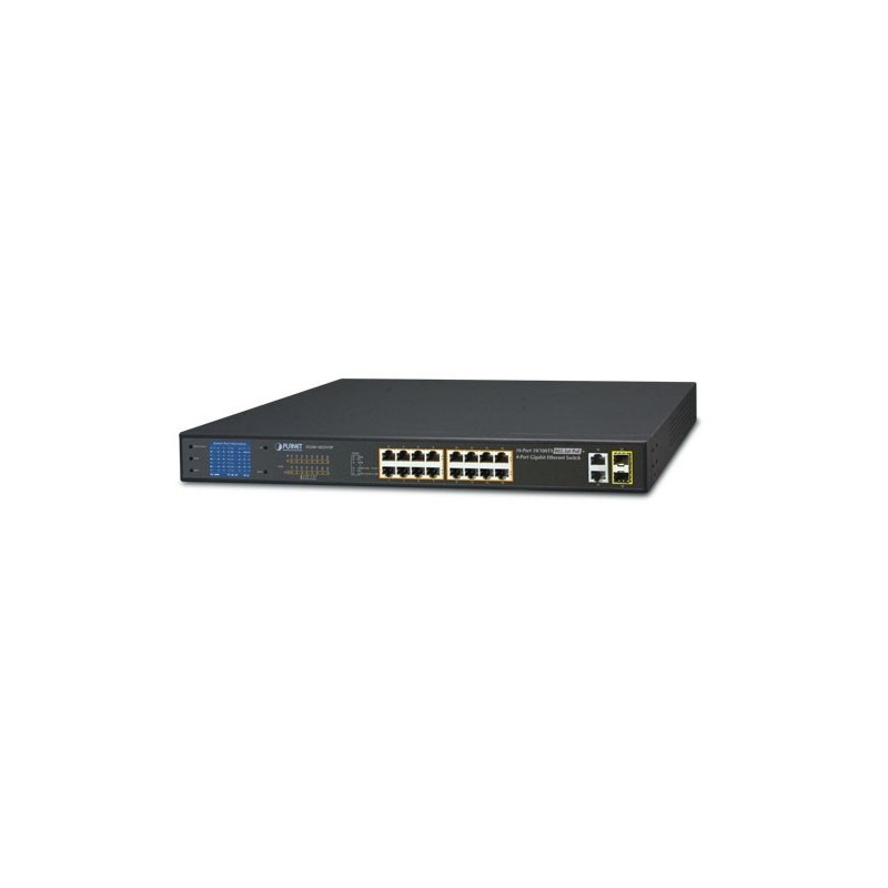 16 port switch 250 meter nätverkskabel
