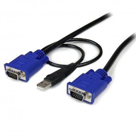 KVM kabel 2-in-1 med 1 x DB15HD jane