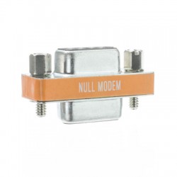 Adapter DB9 nullmodem D-SUB RS232 9-PIN hona till hona Könsväxlare
