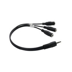 X-keys XK-A-1 310-TRRS-R - 3-delningskabel med 3,5 mm Minijack TRRS plugg 4 ledare