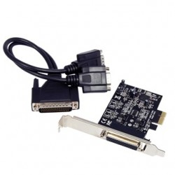 2 x RS485 / RS422-portar PCIE-kort, med DB9 hankabel, låg och hög profil bakplatta