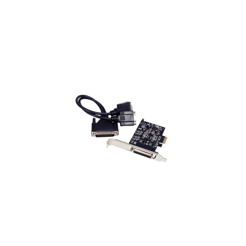 2 x RS485 / RS422-portar PCIE-kort, med DB9 hankabel, låg och hög profil bakplatta