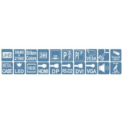 27 "Professionell 4K UHD TFT-skärm