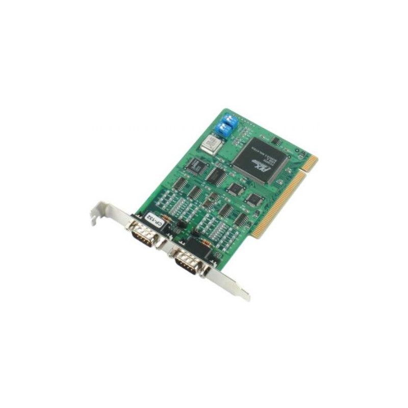 Moxa CP-132U-I V2, PCI-kort 2 x RS422 / 485, isolerat överspänningsskydd