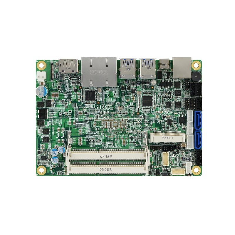 Industriell CPU-kort 3,5" format fläktlös i3 2,3GHz. Tillval: kan levereras med i5 och i7 IB915F-6100