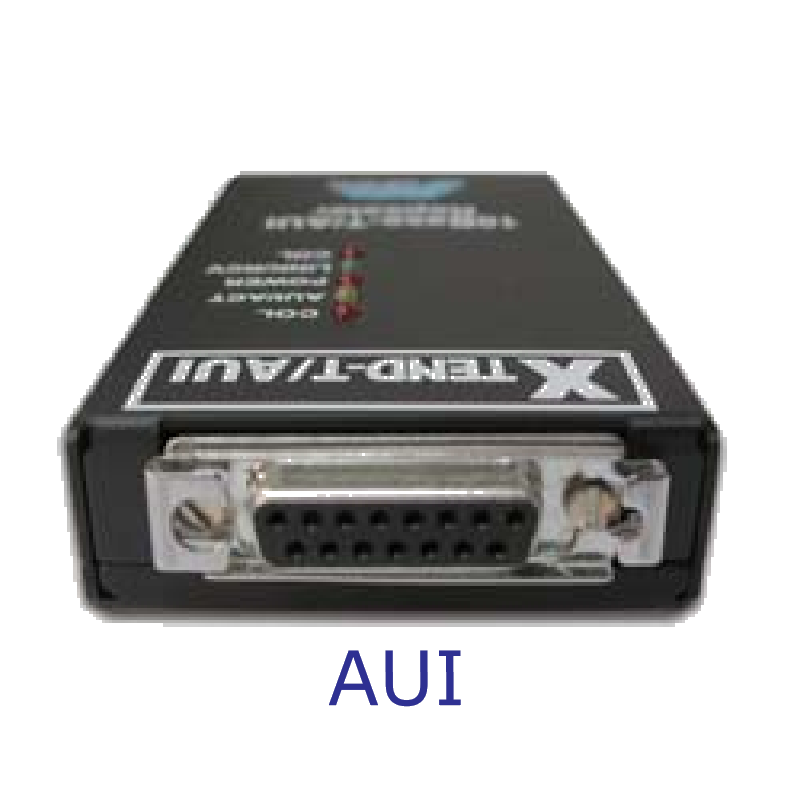 RJ45 till AUI-omvandlare - 10Base-T-nätverk, 500 m Max längd