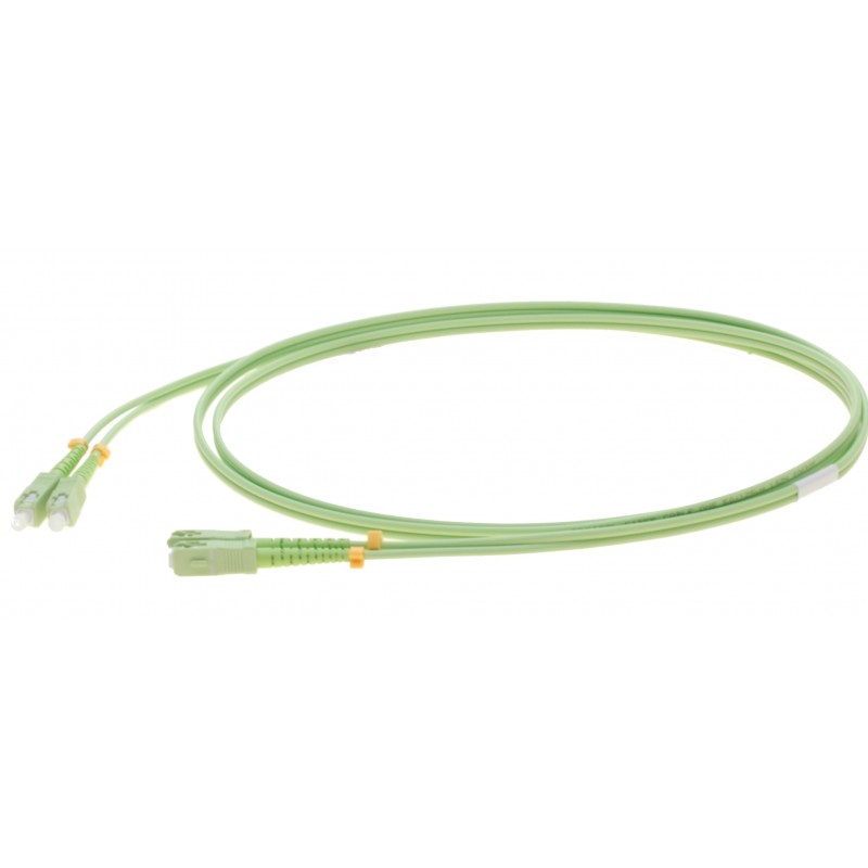 Fiberkabel, Multi-mode, SC-SC, 3m, 50 / 125my, OM5, LSZH, Duplex