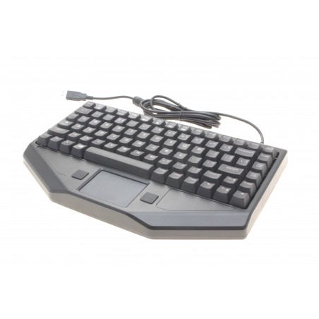 IP65 industriellt tangentbord med pekplatta, USB, US