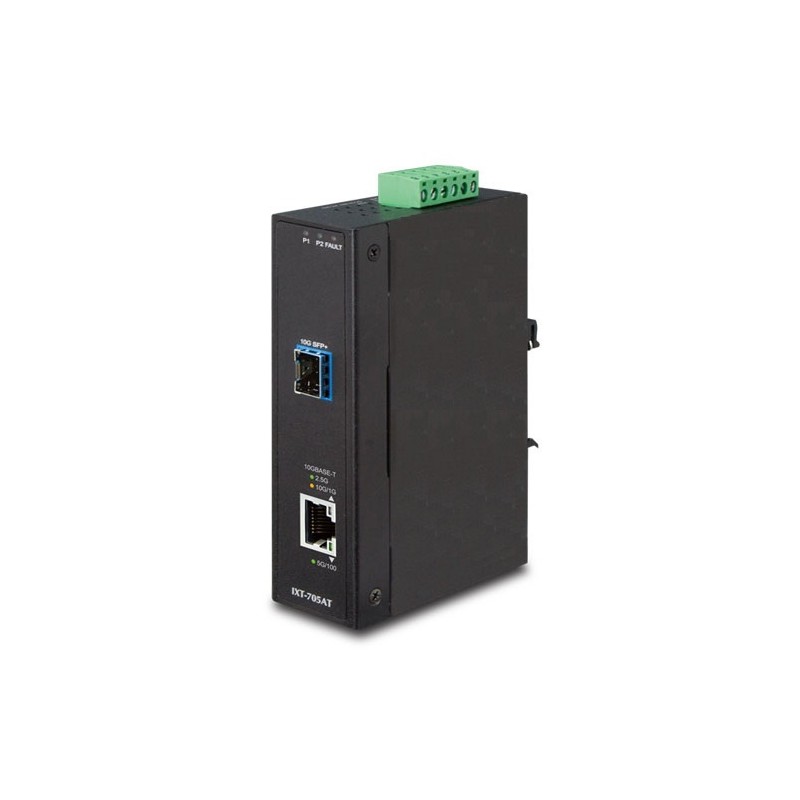 10Gbit Fiber Media Converter till RJ45 10Gbit/5Gbit/2.5Gbit/1Gbit/100Mbit. Fiber 10Gbit SFP