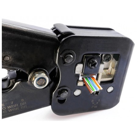 Pressverktyg för RJ45 (RJ45 tång) ⇒ För snabb produktion av kablar
