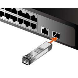 10 Gbit SFP+ modul Simplex fiberkabel 10GBase-BX, Single Mode, LC, upp till 20km