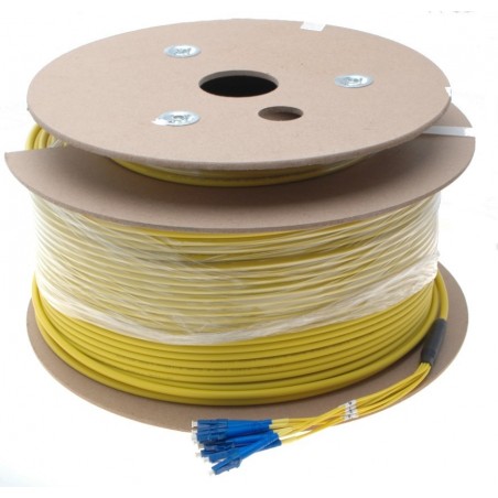 8 kärna Singlemode fiberkabel 9/125μm, LSZH, 8 x LC