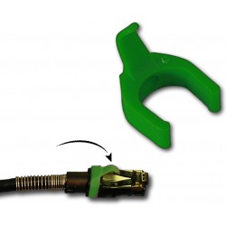 PatchSee patch kabelklipp - Patchclip - Grön färgkodning av nätverkskablar - Svensk Binär Teknik AB
