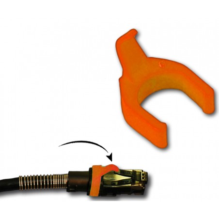 PatchSee-patchkabelklämmor - Patchclip - Oransje färgkodning av nätverkskablar - Svensk Binär Teknik AB