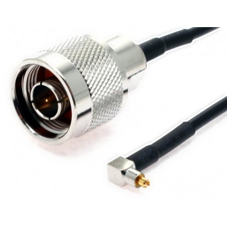 WiFi-antennkabel kabelkabel med MMCX-kontakt för N Han, 30cm