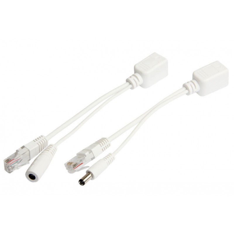 PoE-adapter - Passiv DC-injektor / splitterkabel för Access Points och CCTV - Svensk Binär Teknik AB