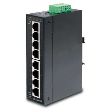 IGS-801T 8 x portar Gigabit utan styrd växel IGS-801T Svensk Binär Teknik AB