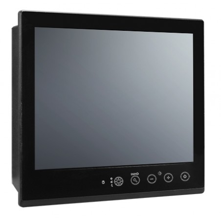 15 "MOXA-skärm MD-215X-T, 1280x1024, VGA, DVI-I damm- och spruttätning IP66, 1000-nits - Binär Teknik ABA / S