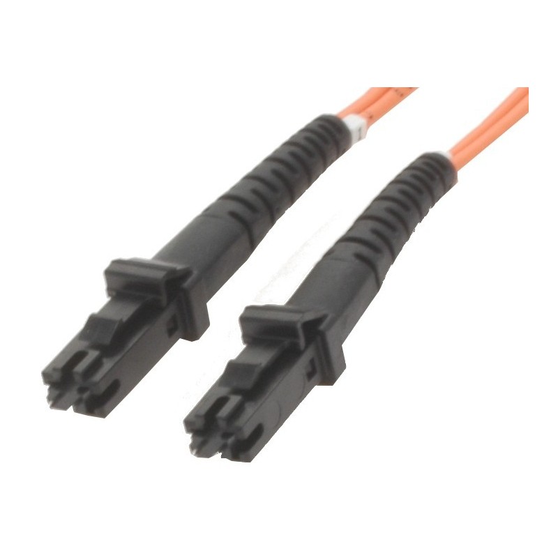MTRJ fiberkabel Multi-läge, jane-jane, 1,8m, 62,5 / 125my, Orange, LSZH, Duplex