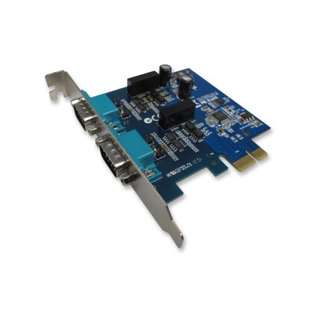 PCI express-kort 2 x RS422/485 Surge Isolation dos linux, DOS, XP, win10/11 Windows-server 2003/2008/2012/2016/2019/2022