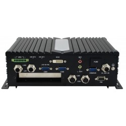 EN50155: 2007, EN50153: 2014 EN50121-3-2: 2015, CE-klass A, FCC-klass A, EN45545 inbyggd BOX PC för tåganvändning