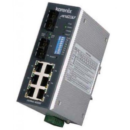 8-port växel, Korenix JETNET 4008F-S - OUTLET - Binär Teknik AB